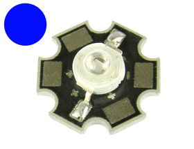 20 lm 1 Watt BLUE Star LED